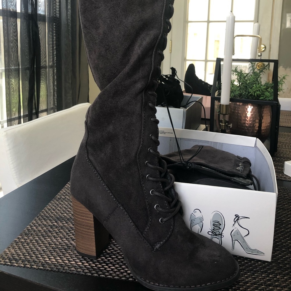 Knee high boots
